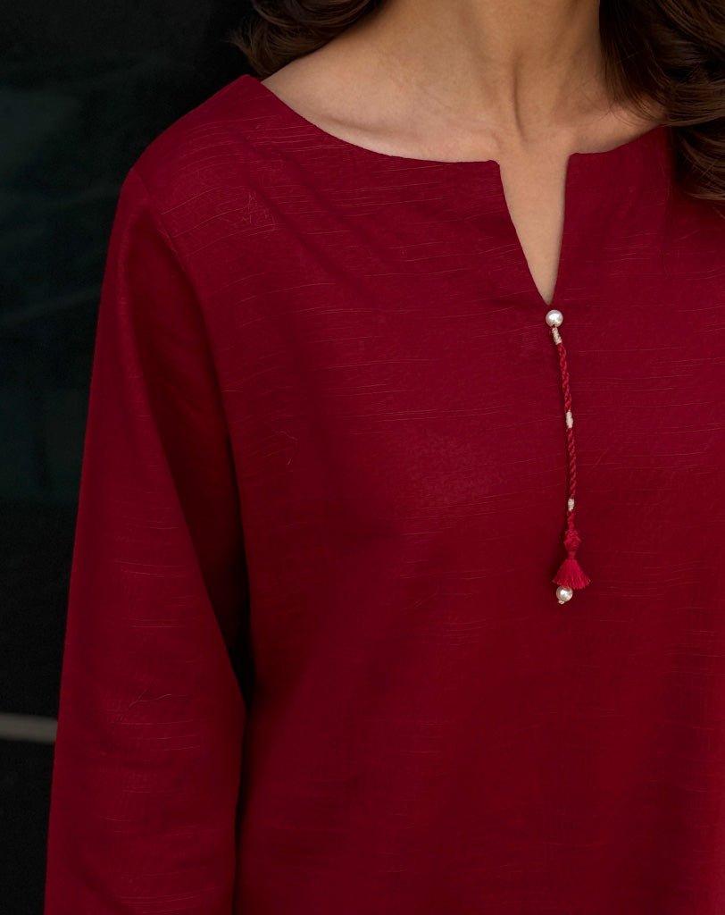 Solid khaddar 2 Pcs Suit