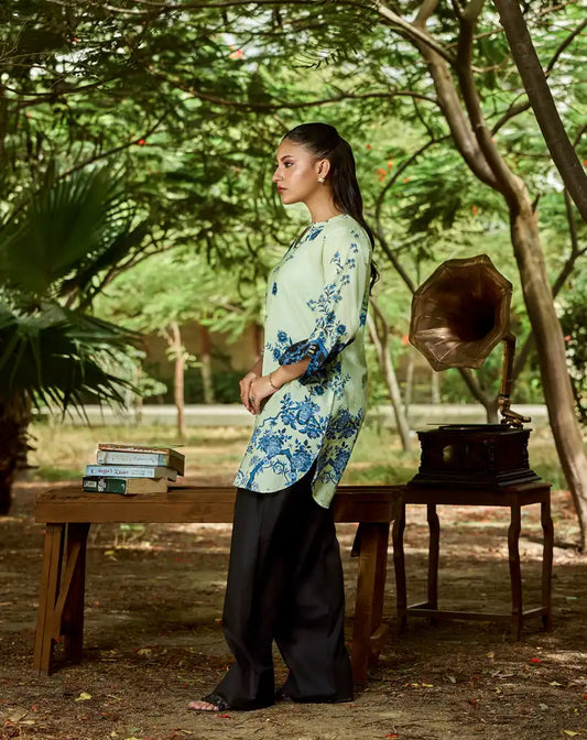 3pcs printed suit.