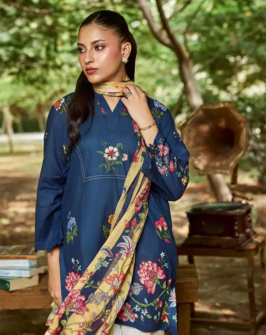 3pcs printed suit.