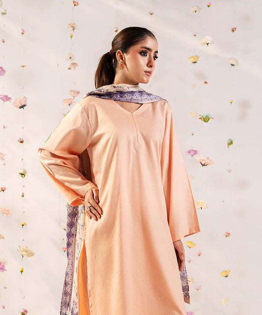 Solid Jacquard 3 pcs Shirt