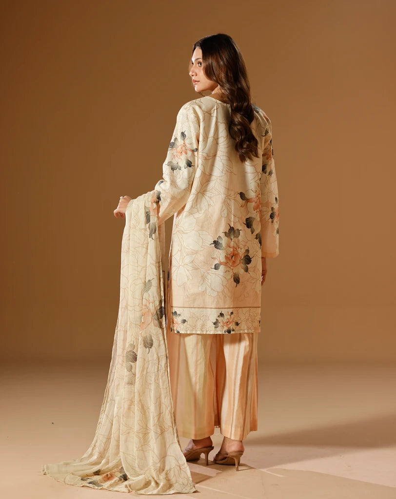 Printed 3 pcs suit