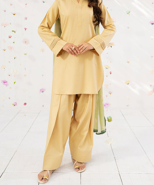 Solid Jacquard 3 pcs Shirt