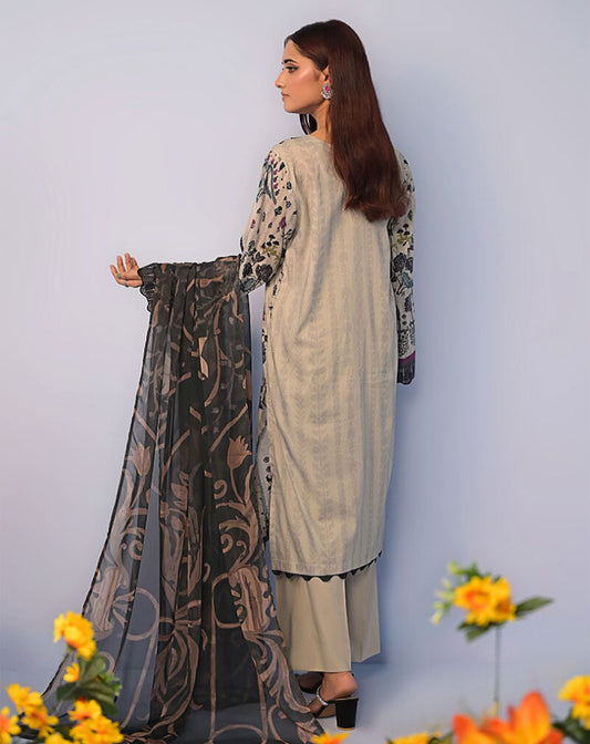 PRINTED LAWN 3PCS STITCHED