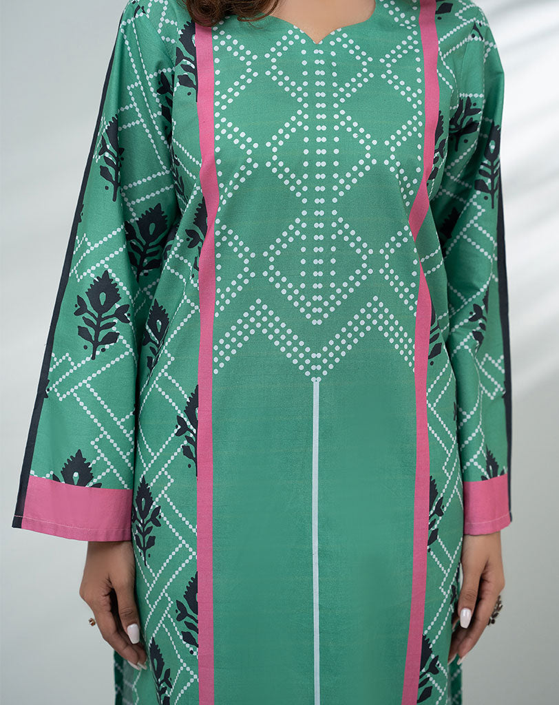 PRINTED COTTON 3PCS SUIT