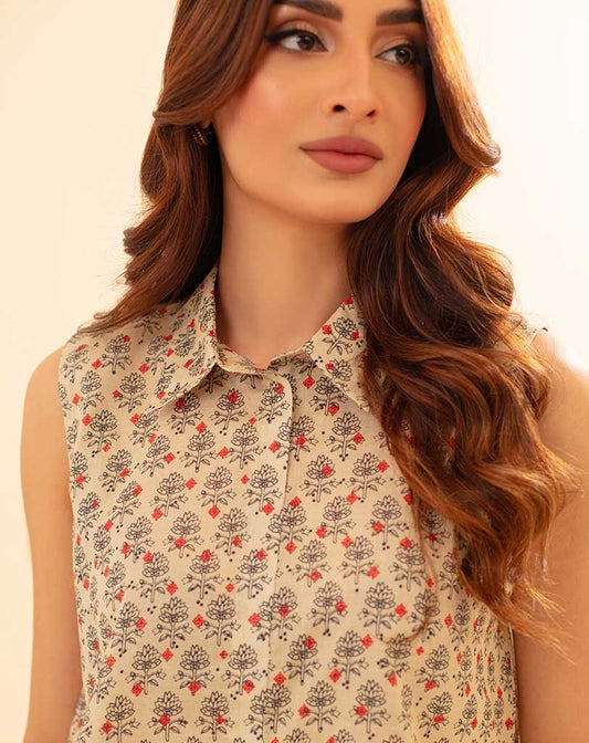 PRINTED LAWN 2PCS SHIRT