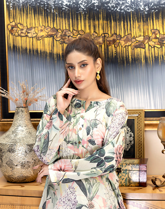 Printed Lawn 2 Pcs Suit