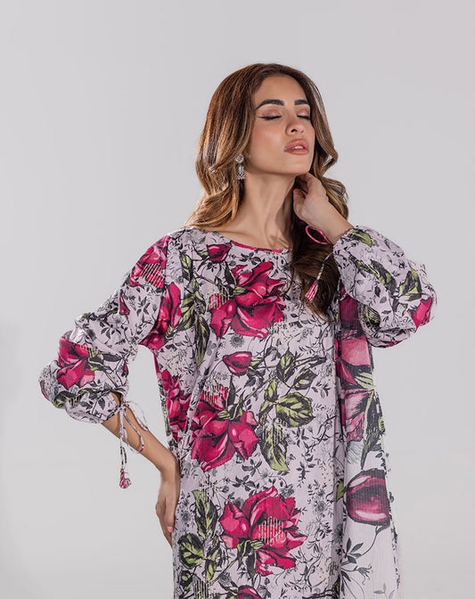 Printed Cotton 3 pcs Suit