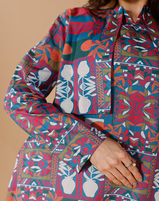 Printed Lawn 1 Pcs Shirt