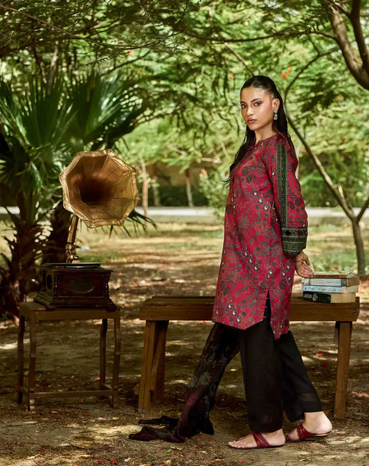 3pcs printed suit.