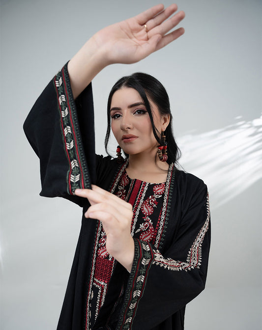 Embroidered Chiffon Luxury Suit