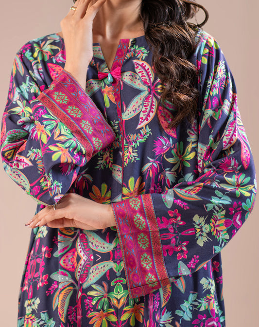 PRINTED LINEN 1PCS SHIRT