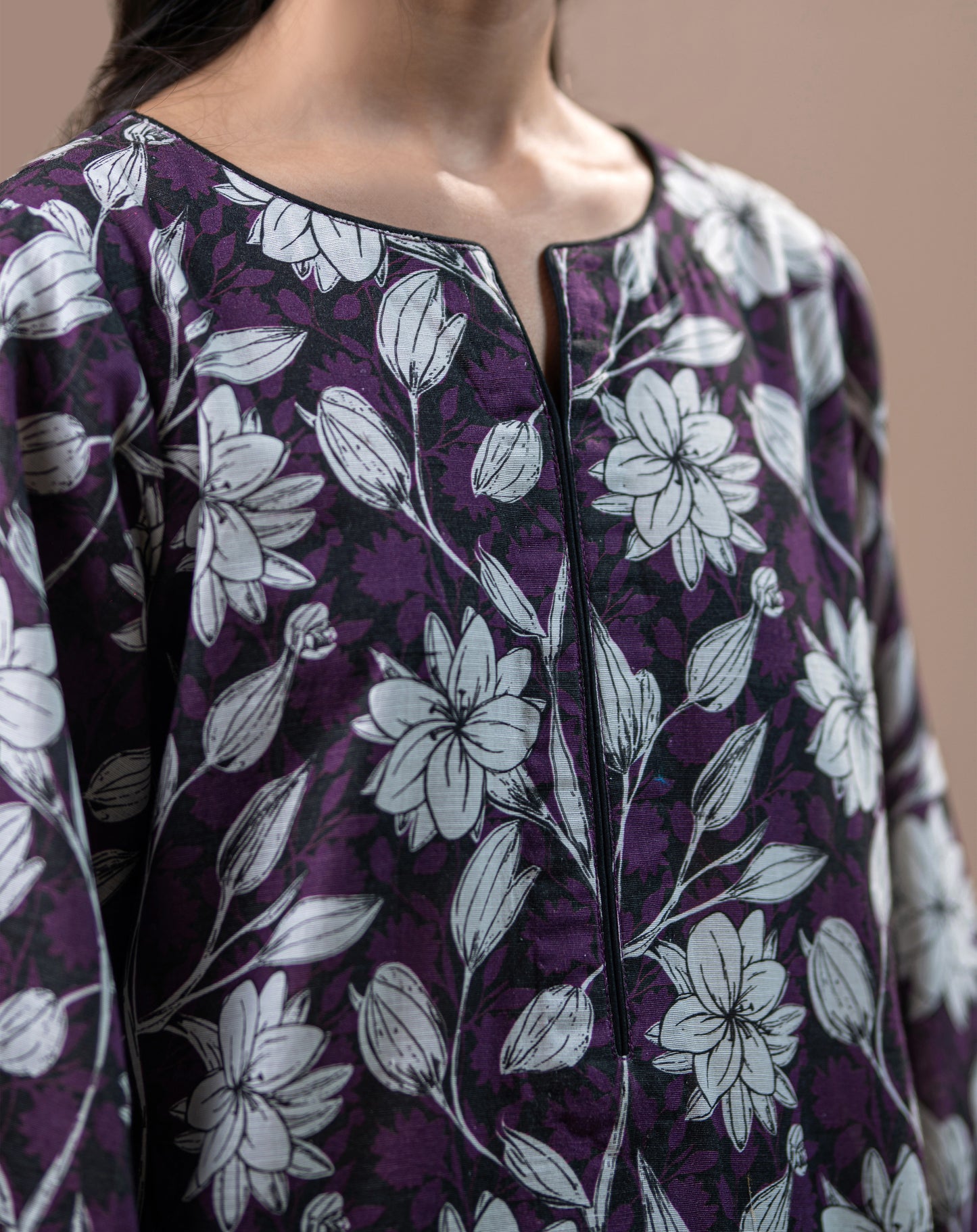 PRINTED KHADDAR 3PCS SUIT