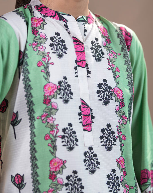 PRINTED LINEN 3PCS SUIT