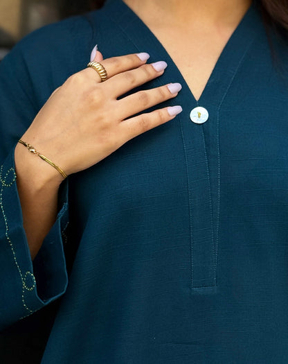 Solid khaddar 2 Pcs Suit