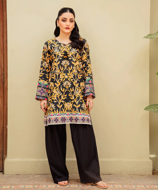 Printed Embroidered Lawn 2 Pc Suit