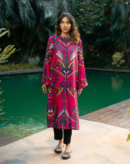 Printed Lawn 1 Pcs Shirt