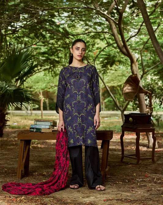 3pcs printed suit.