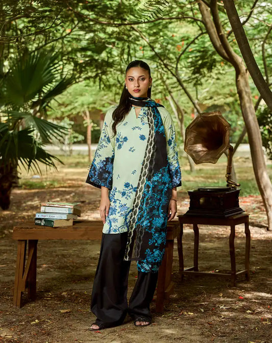 3pcs printed suit.
