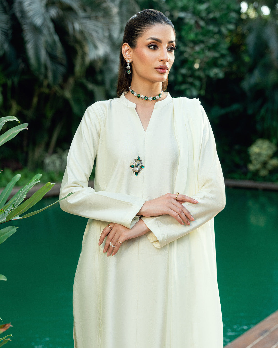 Hand Embellished 3pcs Suit