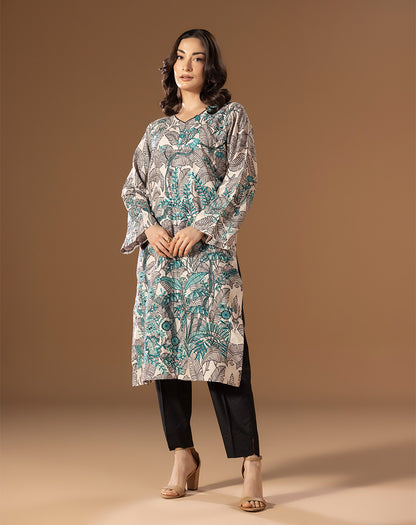 ONE PC PRINTED EMBROIDED LAWN SHIRT