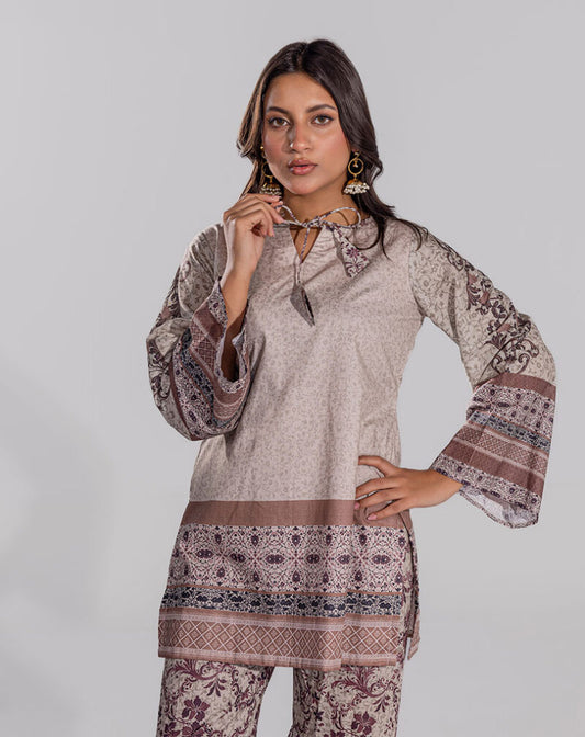 Printed Lawn 2 Pcs Suit