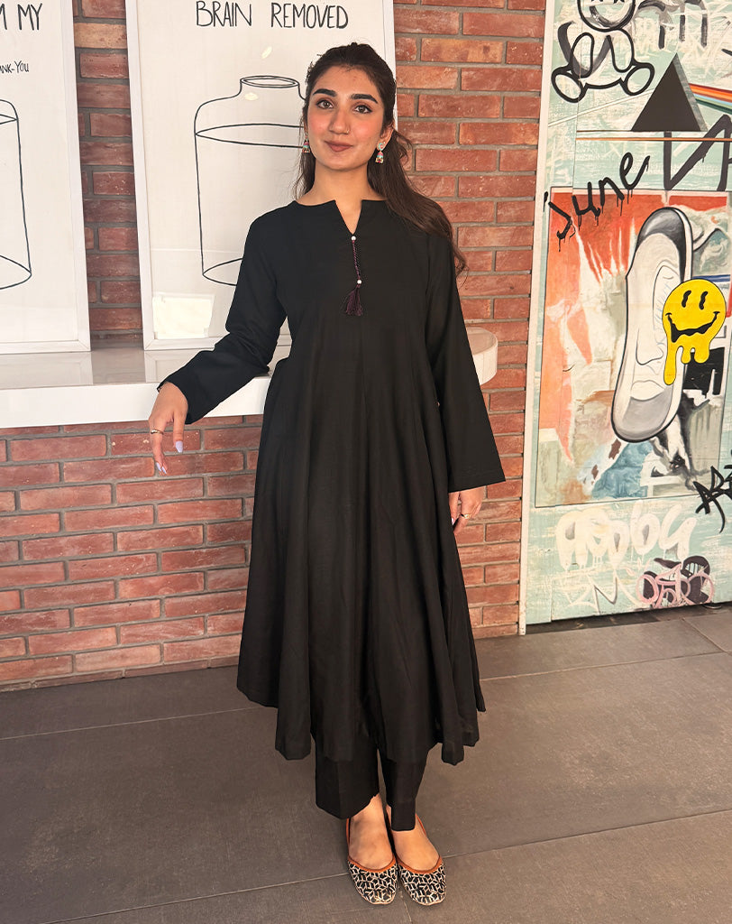 Solid khaddar 2 Pcs Suit