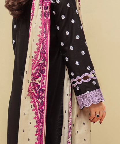 EMBROIDED 3PCS COTTON SUIT