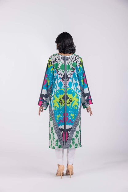 PRINTED EMBROIDED 1PCS LAWN SHIRT