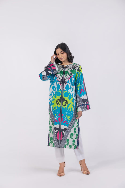 PRINTED EMBROIDED 1PCS LAWN SHIRT