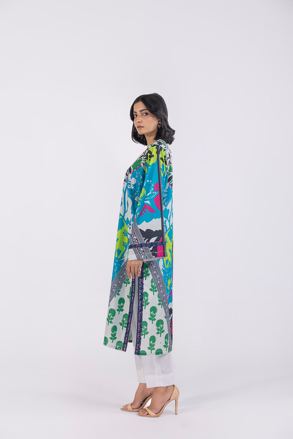 PRINTED EMBROIDED 1PCS LAWN SHIRT