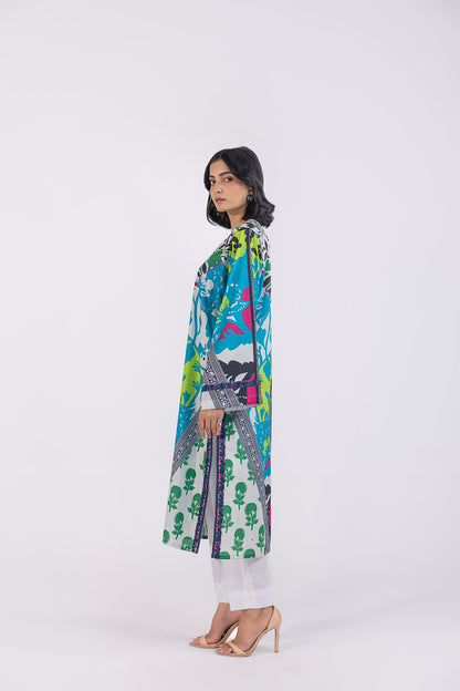 PRINTED EMBROIDED 1PCS LAWN SHIRT