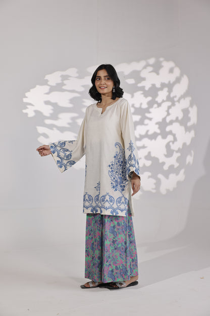 Printed Emb 2 Pcs Suit