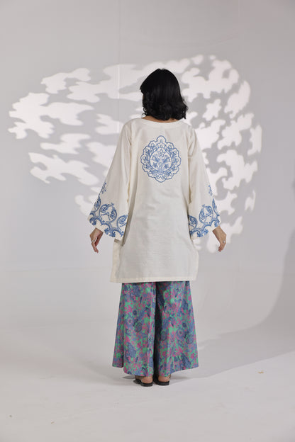 Printed Emb 2 Pcs Suit