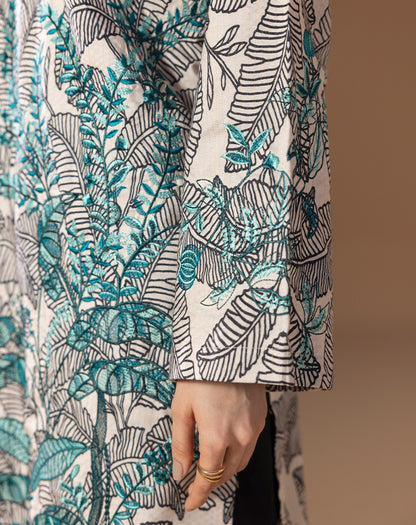 ONE PC PRINTED EMBROIDED LAWN SHIRT