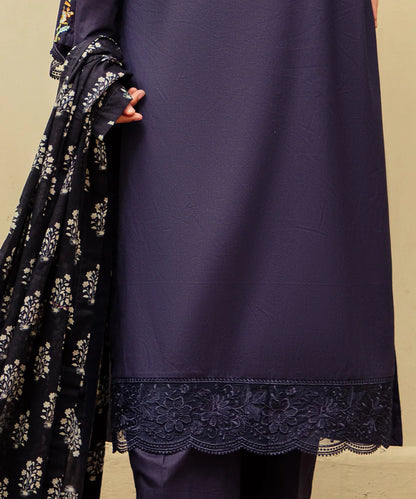 EMBROIDED 3PCS COTTON SUIT