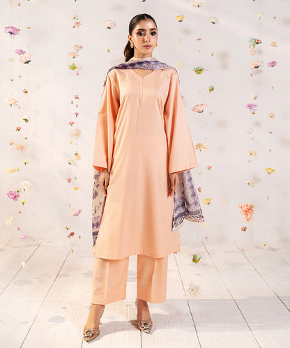 Solid  Jacquard 3 pcs Shirt