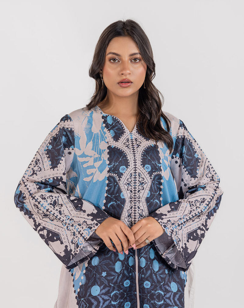 Printed Cotton Silk Shirt