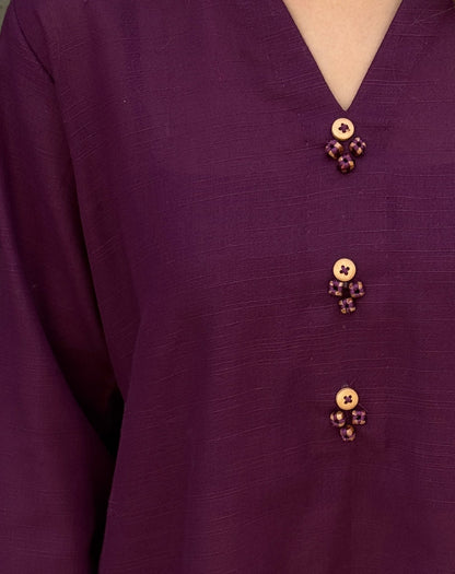 Solid khaddar 2 Pcs Suit