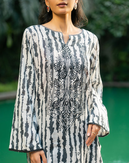 Printed Embroidered Lawn 2 Pcs Suit