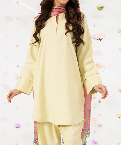 Solid Jacquard 3 pcs Shirt