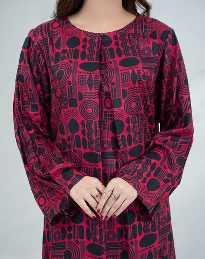 ONE PC PRINTED LINEN SHIRT