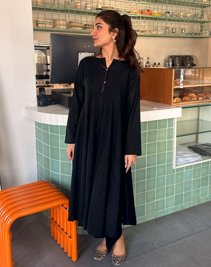 Solid khaddar 2 Pcs Suit