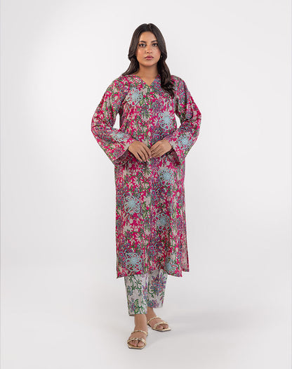 2 PCS COTTON SILK SUIT