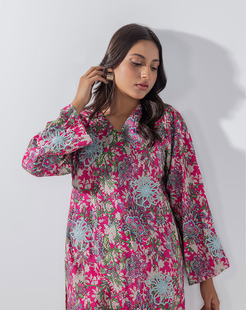 2 PCS COTTON SILK SUIT