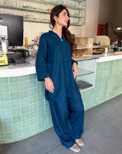 Solid khaddar 2 Pcs Suit