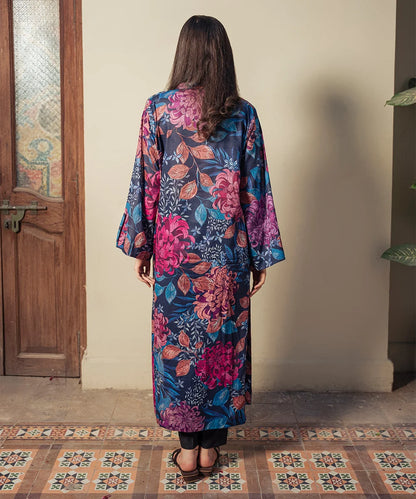 FLORAL PRINTED LAWN LONG SHIRT