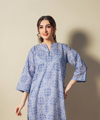 FLORAL PRINTED LAWN SHIRT