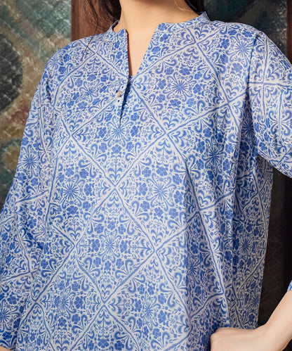 FLORAL PRINTED LAWN SHIRT