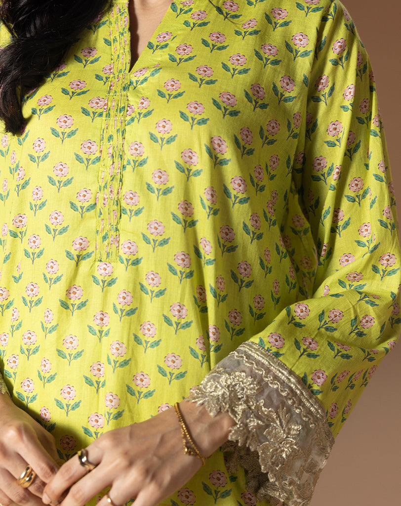 PRINTED EMBROIDED LAWN 1PCS SHIRT