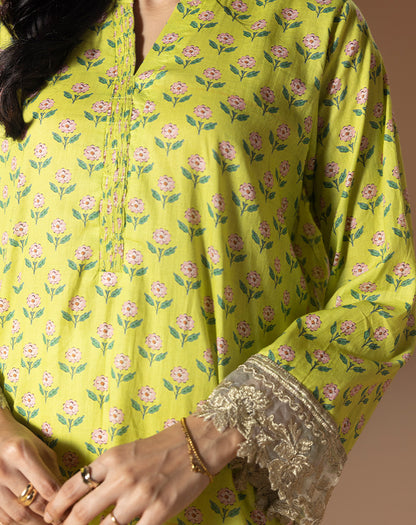 PRINTED EMBROIDED LAWN 1PCS SHIRT